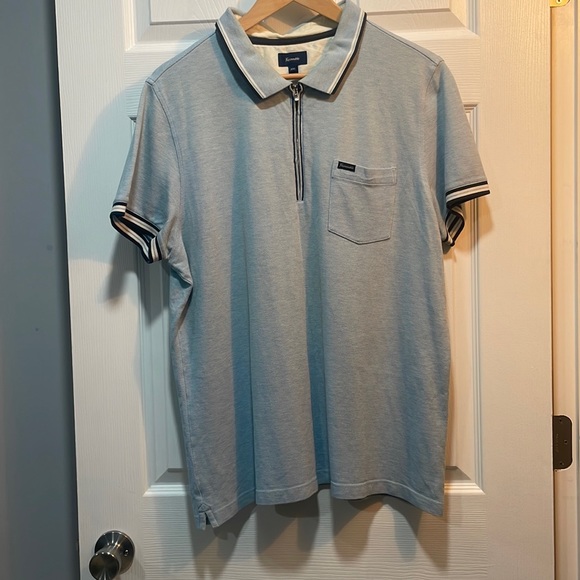 Faconable Zip Up Polo Shirt - Picture 1 of 10
